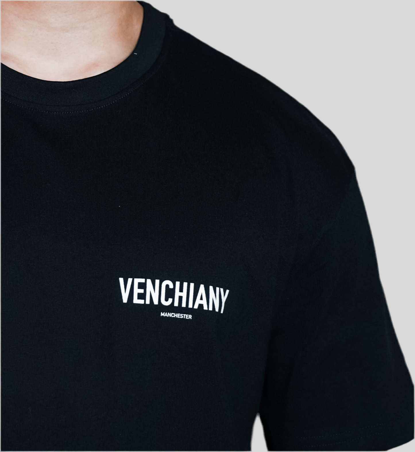 ‘Create your own story’ Oversized Black T-Shirt